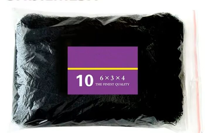 Black Mesh Anti Bird Mist Net Vegetable Farm Orchard Vineyard Protect Nylon Netting 50mm mesh 6x3m